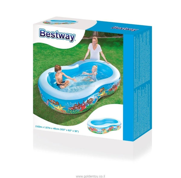 ‏בריכה מתנפחת לגונה - 54118 Bestway